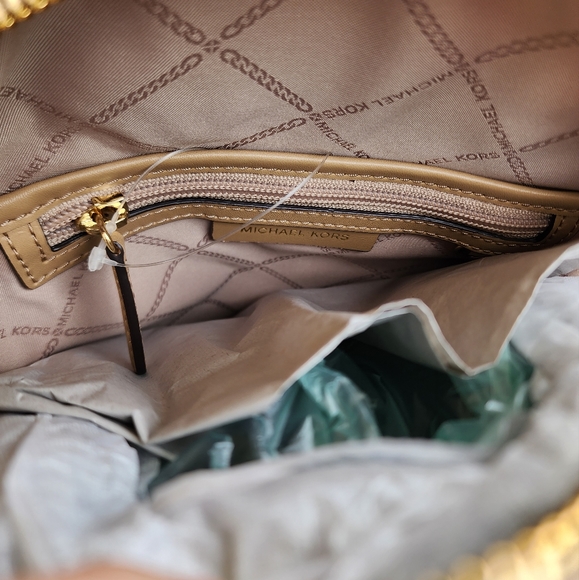 Michael Kors Rhea Color Block Logo MD Backpack - Picture 5 of 9